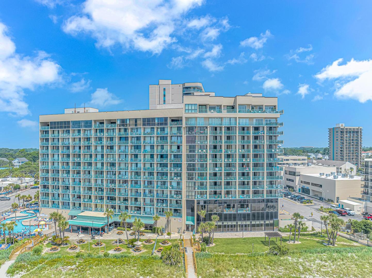 Oceanfront 1 Bedroom Sand Dunes 2626 Sleeps 6 Myrtle Beach Bagian luar foto