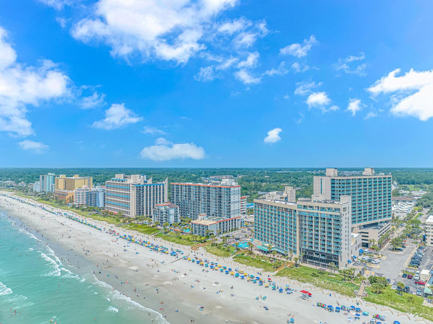 Oceanfront 1 Bedroom Sand Dunes 2626 Sleeps 6 Myrtle Beach Bagian luar foto
